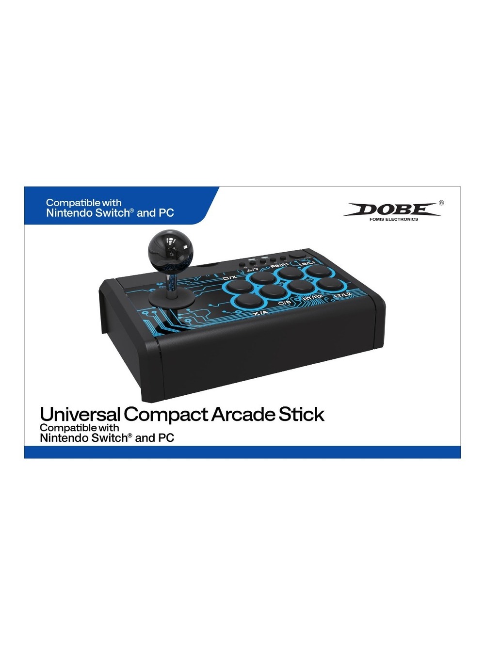 Universal Compact Arcade Stick for Switch & PC